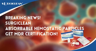 Últimas notícias! Partículas Hemostáticas Absorvíveis Surgiclean Obtenha Cert...